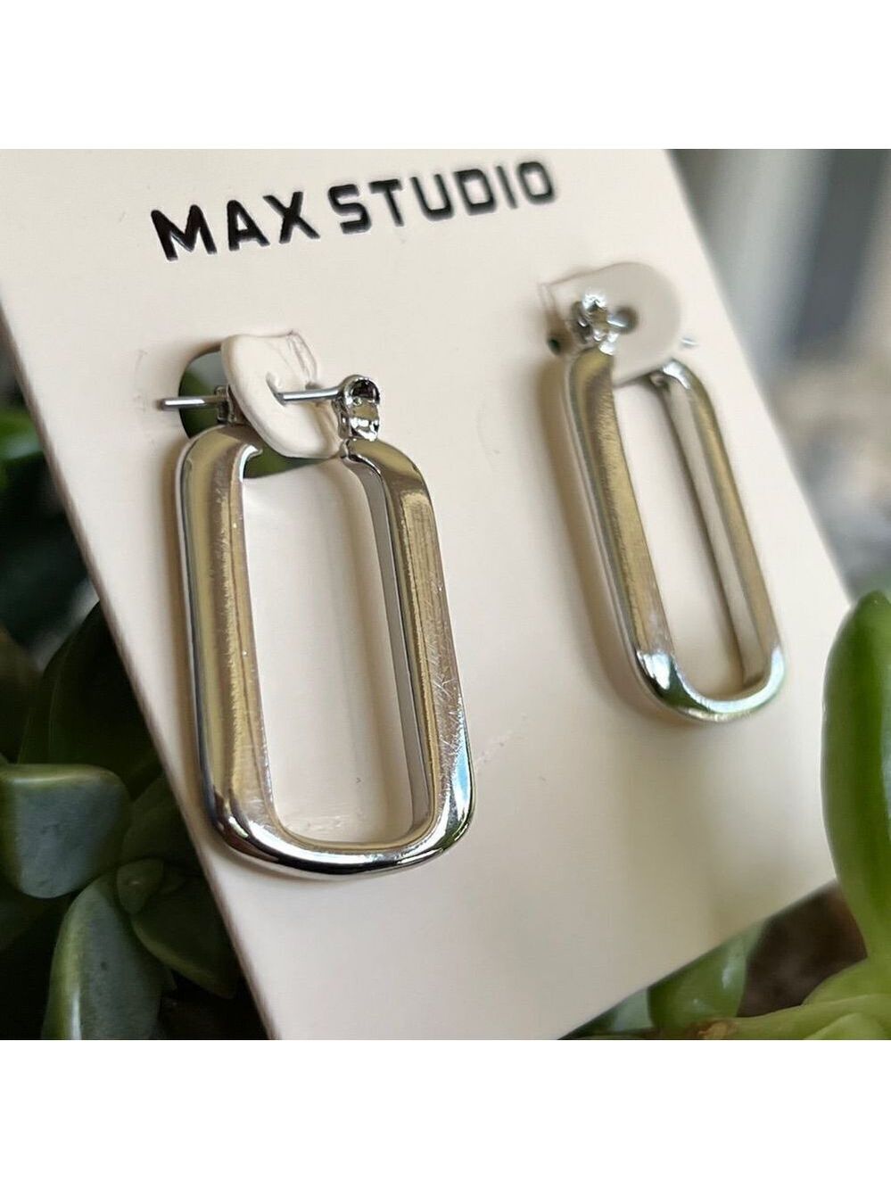 Dangle Silver Max Studio Earrings $16ea / 3 for $25